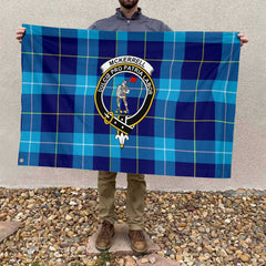 Clan Mckerrell Tartan Flag Crest And Plaid Basic Style