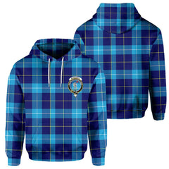Clan Mckerrell Tartan Men Hoodie Crest And Plaid Basic Style
