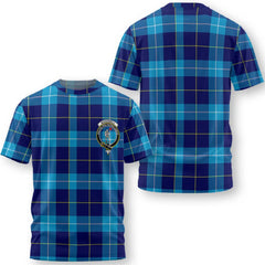 Clan Mckerrell Tartan Women T Shirt Crest And Plaid Basic Style