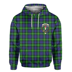 Clan Meldrum Tartan Women Hoodie Crest And Plaid Basic Style