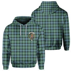 Clan Melville Tartan Women Hoodie Crest And Plaid Basic Style