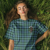 Clan Melville Tartan Women T Shirt Crest And Plaid Basic Style