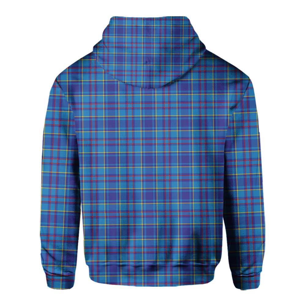Clan Mercer Tartan Women Hoodie Crest And Plaid Basic Style