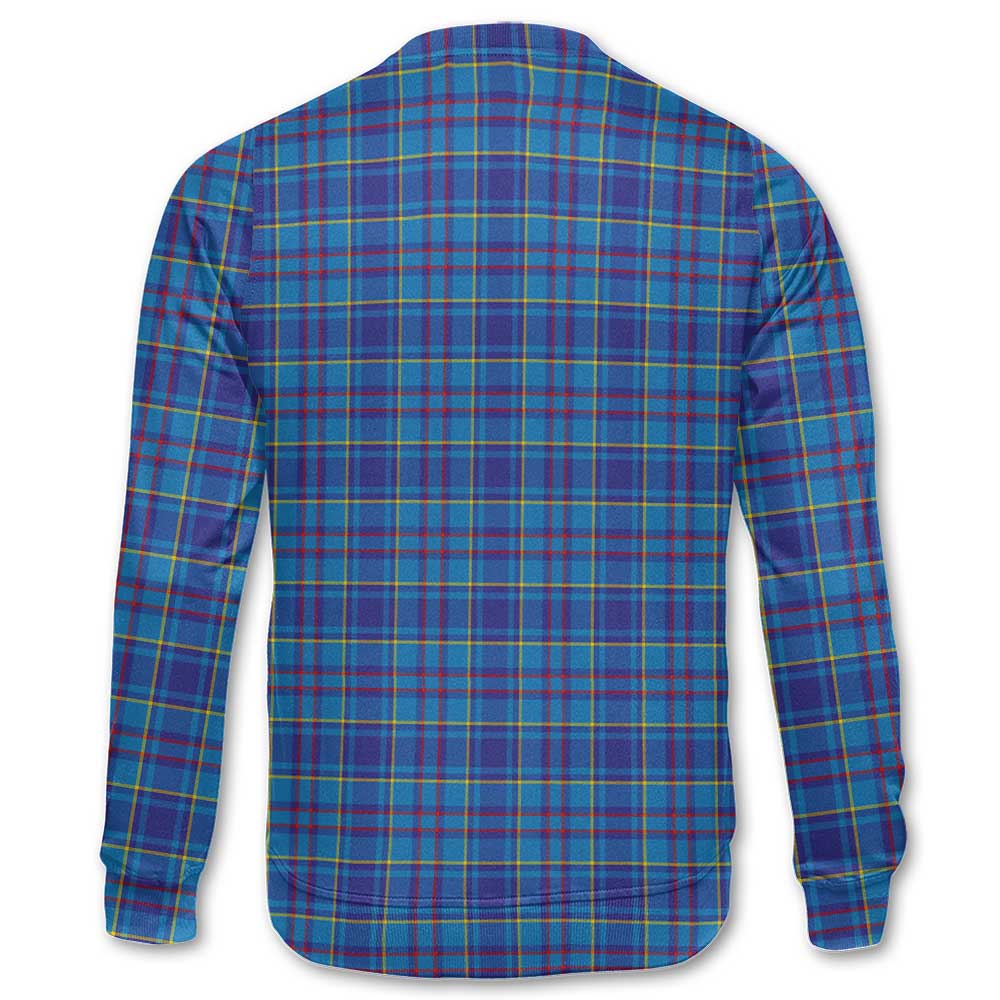 Clan Mercer Tartan Women Sweatshirt Crest And Plaid Basic Style