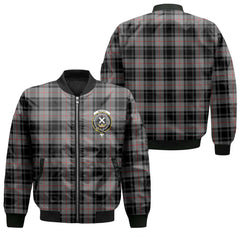 Clan Moffat Tartan Women Bomber Jacket Crest And Plaid Basic Style