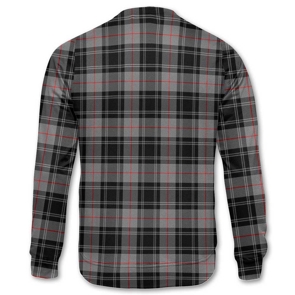 Clan Moffat Tartan Women Sweatshirt Crest And Plaid Basic Style