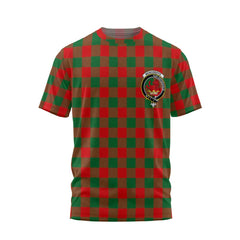 Clan Moncreiffe Tartan Men T Shirt Crest And Plaid Basic Style