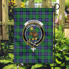 Clan Monteith Tartan Garden Flag Crest And Plaid Basic Style
