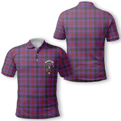 Clan Montgomery Tartan Golf Men Polo Shirt Crest And Plaid Basic Style