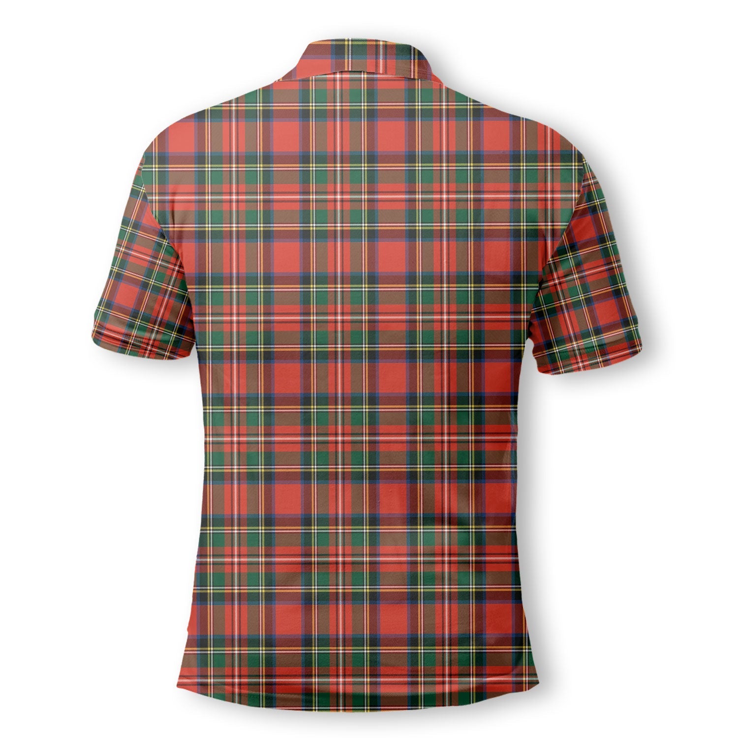 Clan Monypenny Tartan Men Polo Shirt Crest And Plaid Basic Style