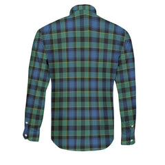 Clan Mowat Tartan Long Sleeve Button Shirt Crest And Plaid Basic Style
