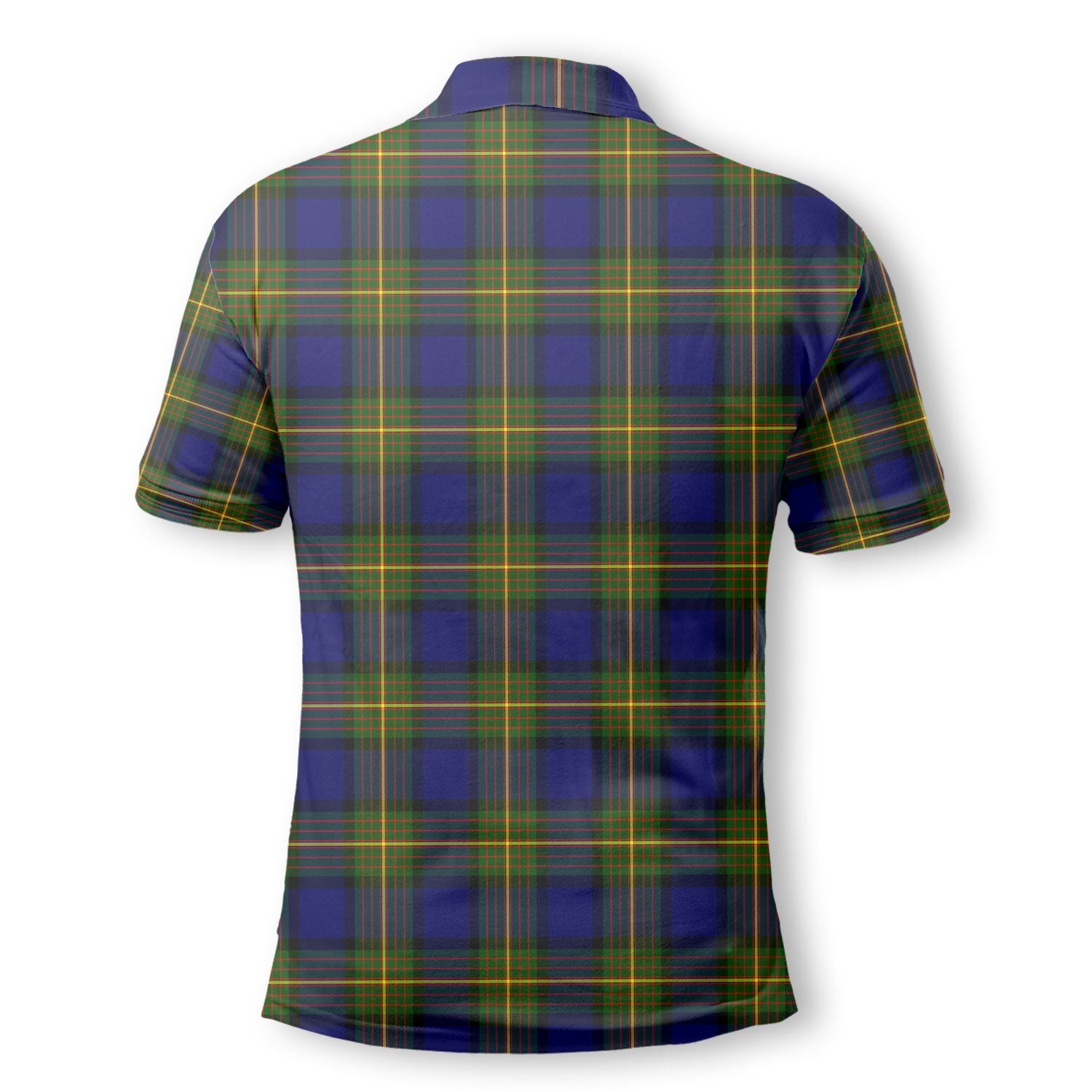Clan Muir Tartan Golf Men Polo Shirt Crest And Plaid Basic Style