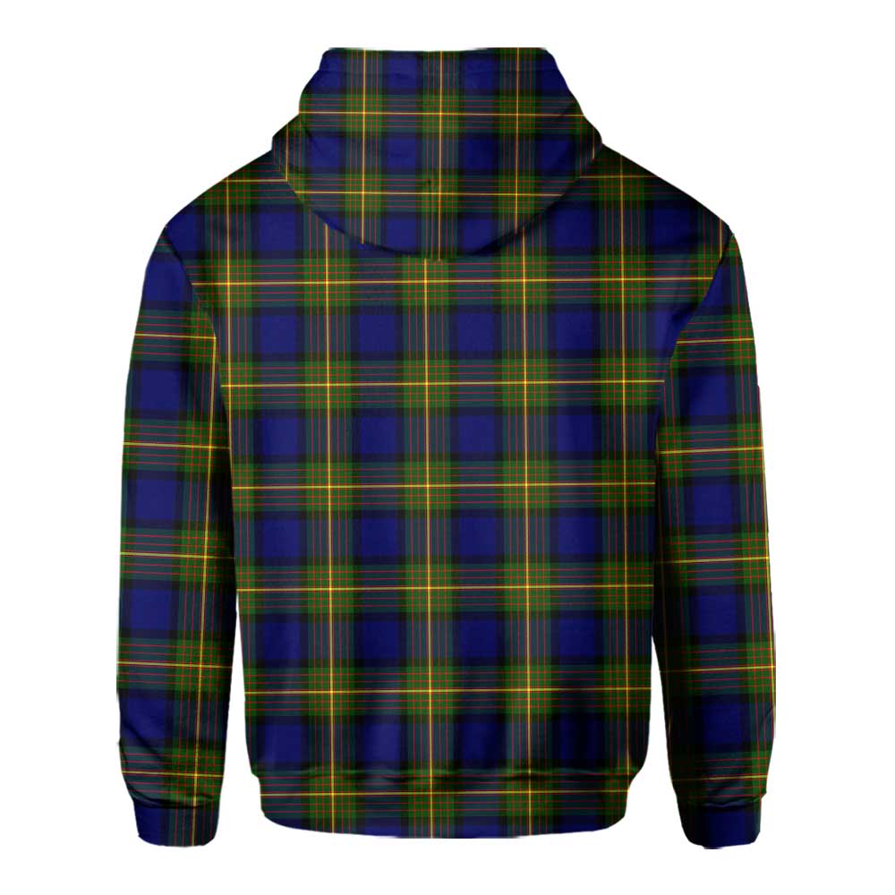 Clan Muir Tartan Men Hoodie Crest And Plaid Basic Style