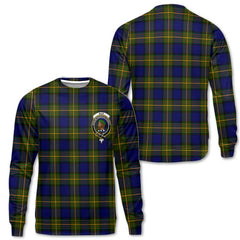 Clan Muir Tartan Women Sweatshirt Crest And Plaid Basic Style