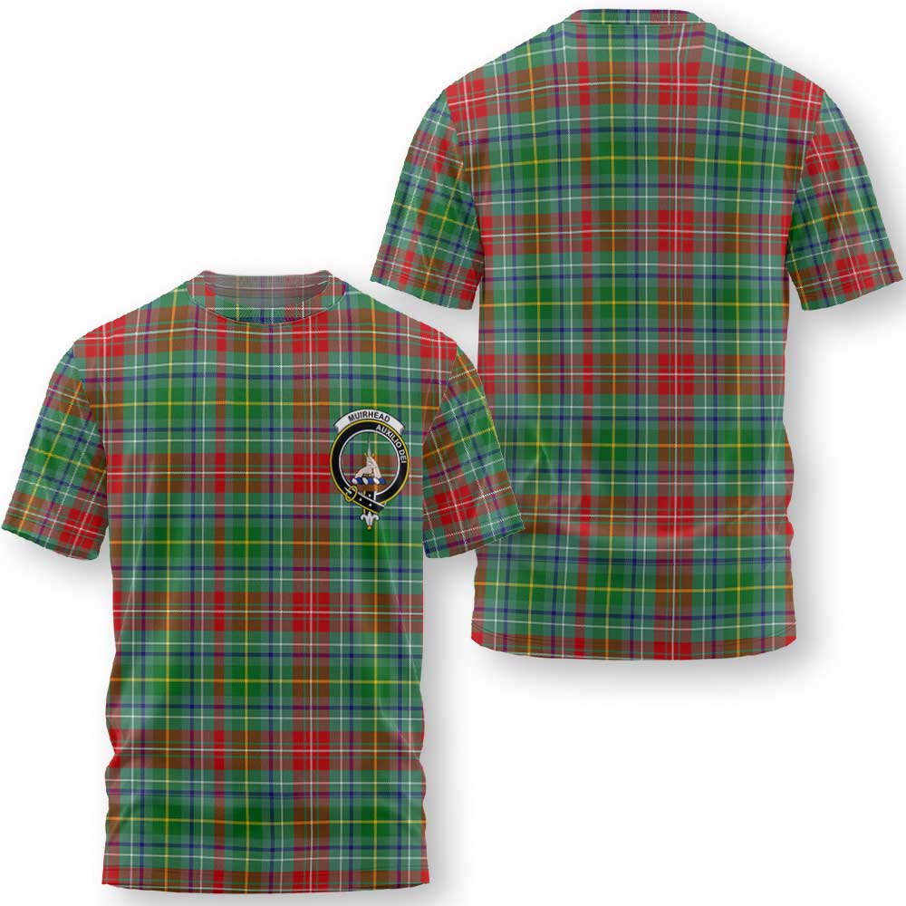 Clan Muirhead Tartan Women T Shirt Crest And Plaid Basic Style