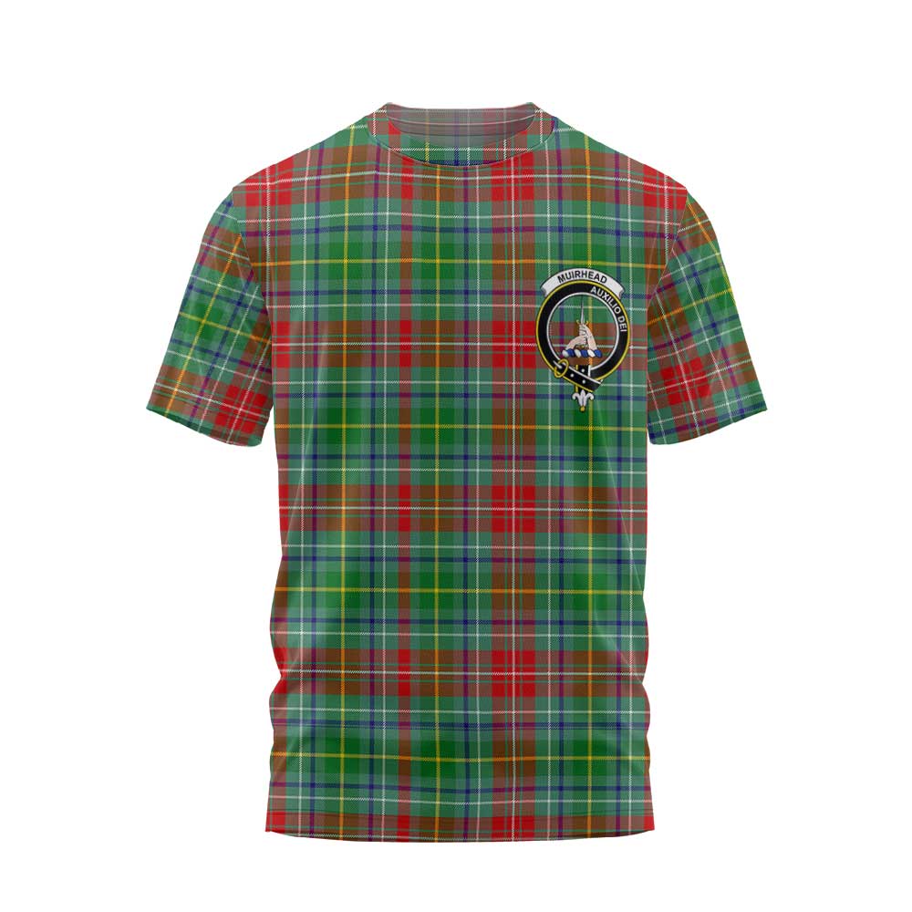 Clan Muirhead Tartan Women T Shirt Crest And Plaid Basic Style