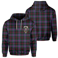 Clan Nairn Tartan Men Hoodie Crest And Plaid Basic Style