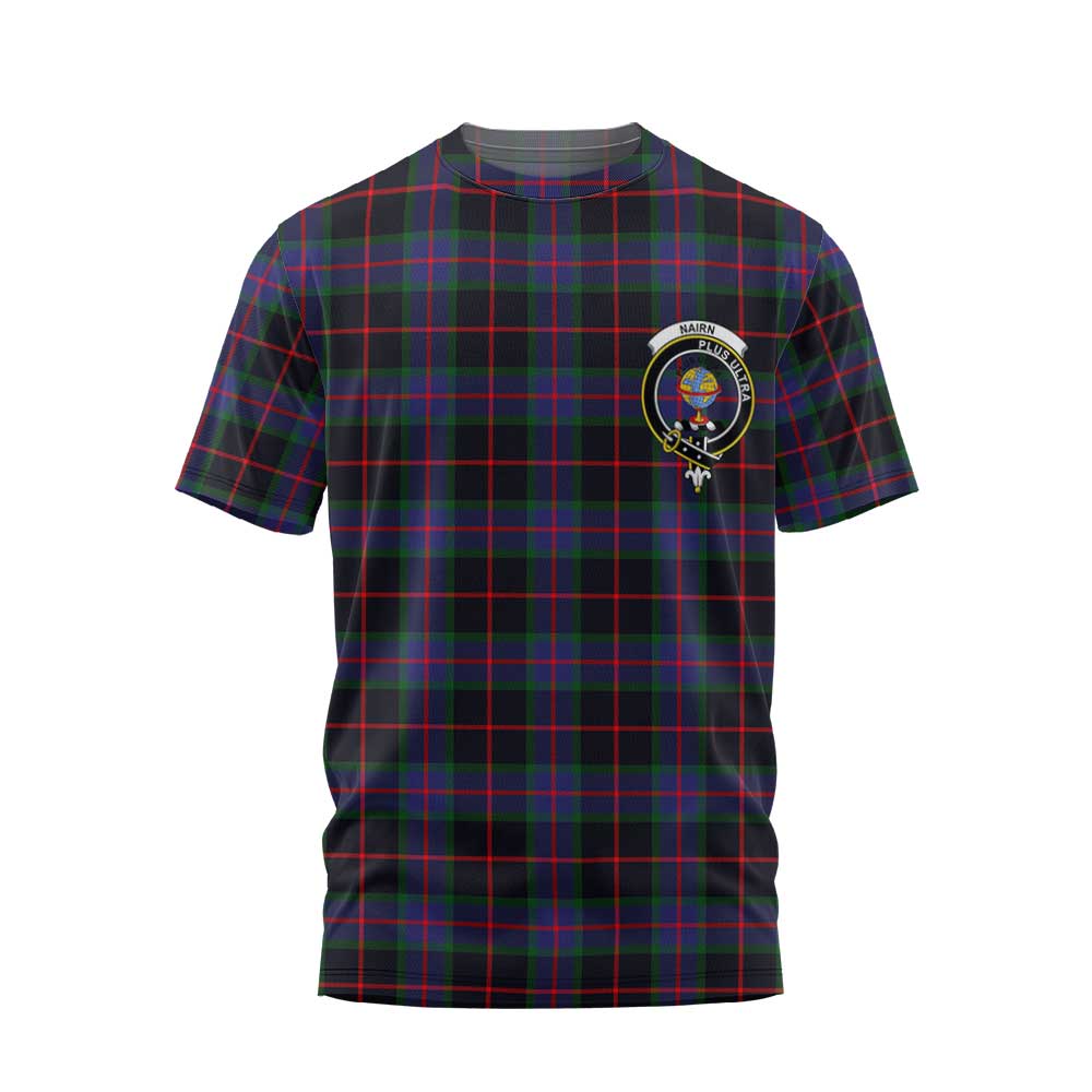 Clan Nairn Tartan Men T Shirt Crest And Plaid Basic Style