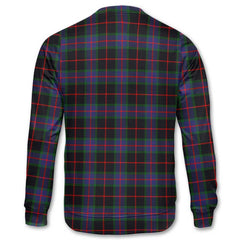 Clan Nairn Tartan Women Sweatshirt Crest And Plaid Basic Style