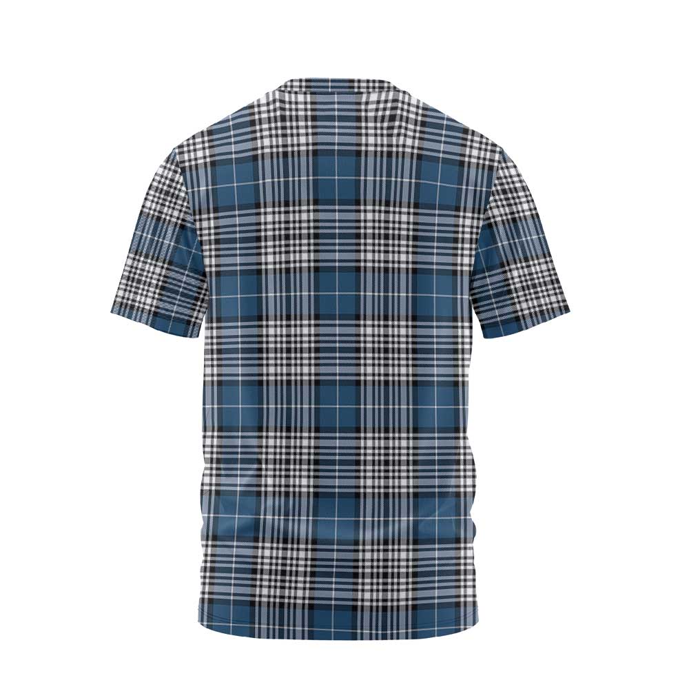Clan Napier Tartan Men T Shirt Crest And Plaid Basic Style