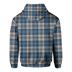 Clan Napier Tartan Women Hoodie Crest And Plaid Basic Style