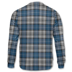 Clan Napier Tartan Women Sweatshirt Crest And Plaid Basic Style
