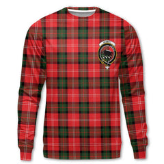 Clan Nesbitt Tartan Women Sweatshirt Crest And Plaid Basic Style