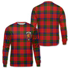 Clan Nicolson Tartan Men Sweatshirt Crest And Plaid Basic Style