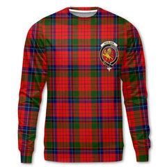 Clan Nicolson Tartan Men Sweatshirt Crest And Plaid Basic Style