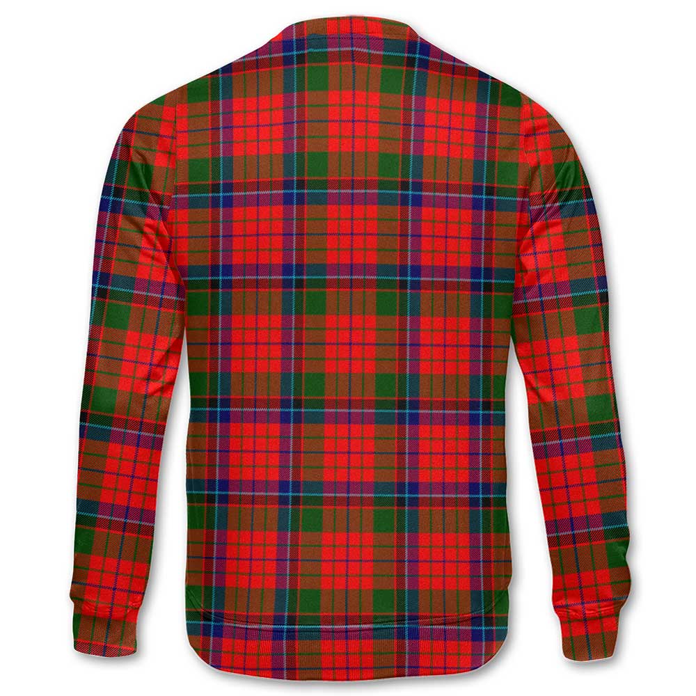 Clan Nicolson Tartan Women Sweatshirt Crest And Plaid Basic Style