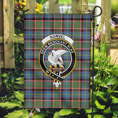Clan Norvel Tartan Garden Flag Crest And Plaid Basic Style