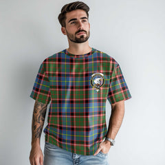 Clan Norvel Tartan Men T Shirt Crest And Plaid Basic Style