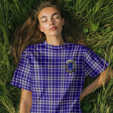 Clan Ochterlony Tartan Women T Shirt Crest And Plaid Basic Style