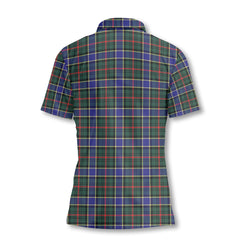 Clan Ogilvie Tartan Women Polo Shirt Crest And Plaid Basic Style