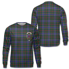 Clan Ogilvie Tartan Women Sweatshirt Crest And Plaid Basic Style