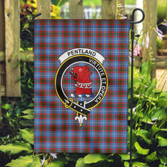 Clan Pentland Tartan Garden Flag Crest And Plaid Basic Style