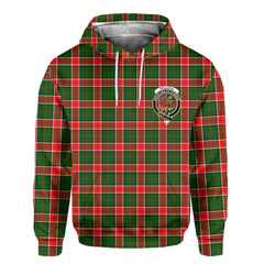 Clan Pollock Tartan Men Hoodie Crest And Plaid Basic Style