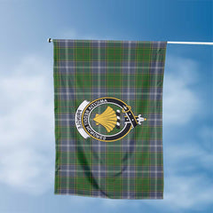 Clan Pringle Tartan Flag Crest And Plaid Basic Style