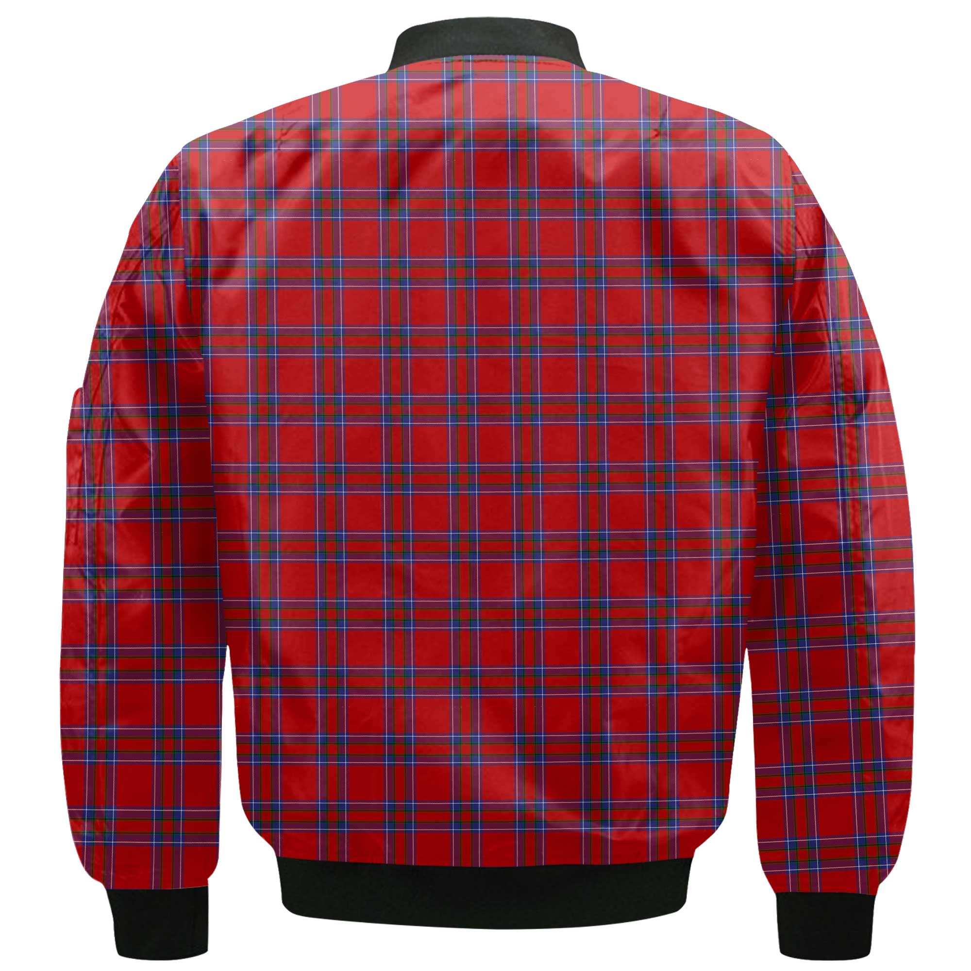 Clan Rait Tartan Men Bomber Jacket Crest And Plaid Basic Style
