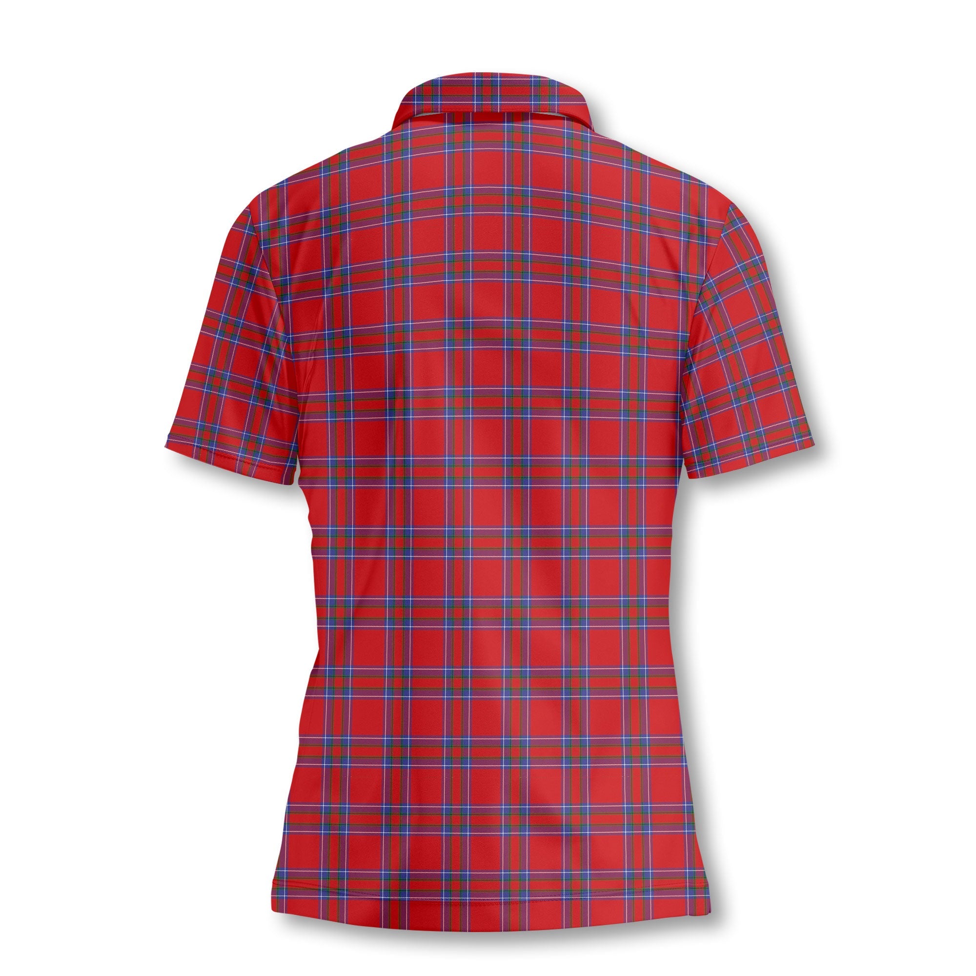 Clan Rait Tartan Women Polo Shirt Crest And Plaid Basic Style