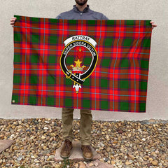 Clan Rattray Tartan Flag Crest And Plaid Basic Style