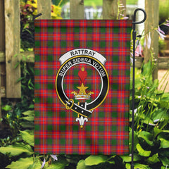 Clan Rattray Tartan Garden Flag Crest And Plaid Basic Style