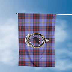 Clan Rutherford Tartan Flag Crest And Plaid Basic Style