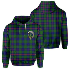 Clan Shaw Tartan Women Hoodie Crest And Plaid Basic Style