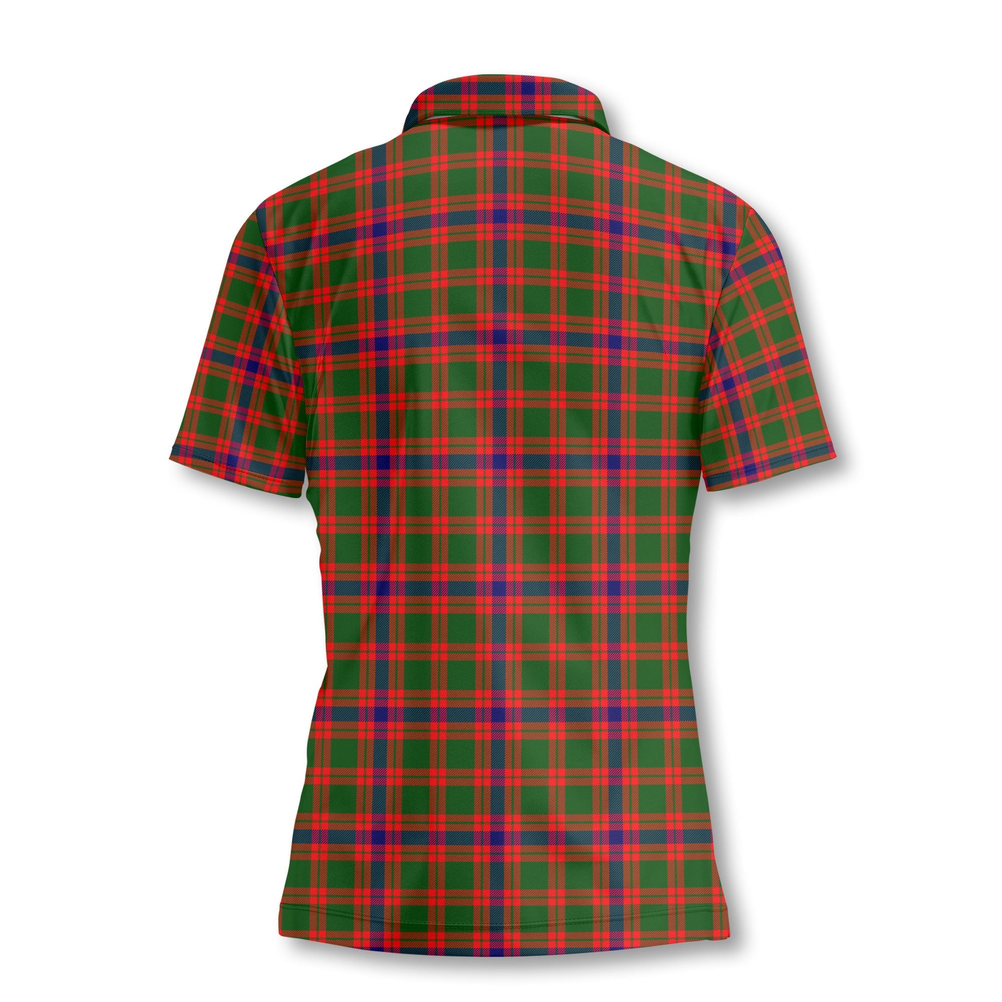 Clan Skene Tartan Women Polo Shirt Crest And Plaid Basic Style