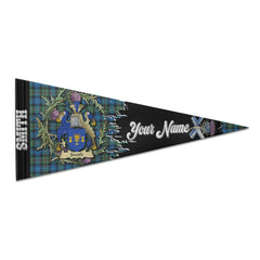 Clan Smith Tartan Felt Pennant Crest And Plaid Basic Style