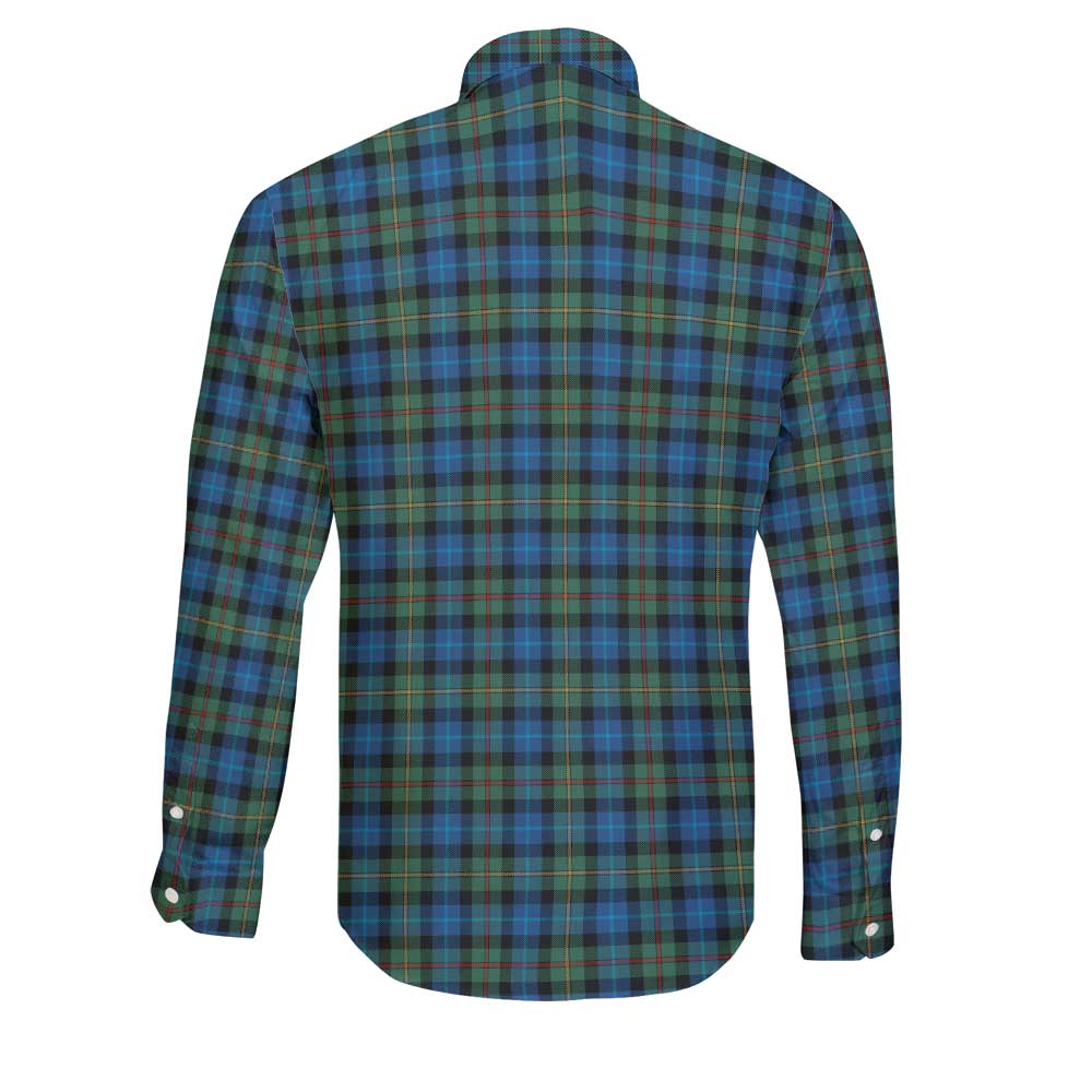 Clan Smith Tartan Long Sleeve Button Shirt Crest And Plaid Basic Style