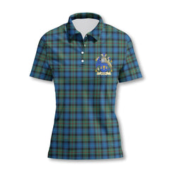 Clan Smith Tartan Women Polo Shirt Crest And Plaid Basic Style