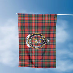 Clan Stewart High Stewards Tartan Flag Crest And Plaid Basic Style