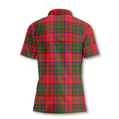 Clan Stewart High Stewards Tartan Women Polo Shirt Crest And Plaid Basic Style